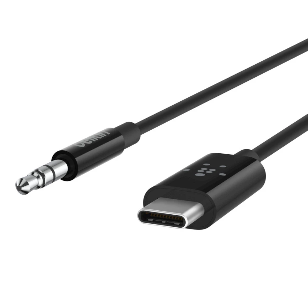 Belkin RockStar™ 3.5mm Audio Cable With USB-C™ Connector Cavo Audio USB C Nero - immagine 7