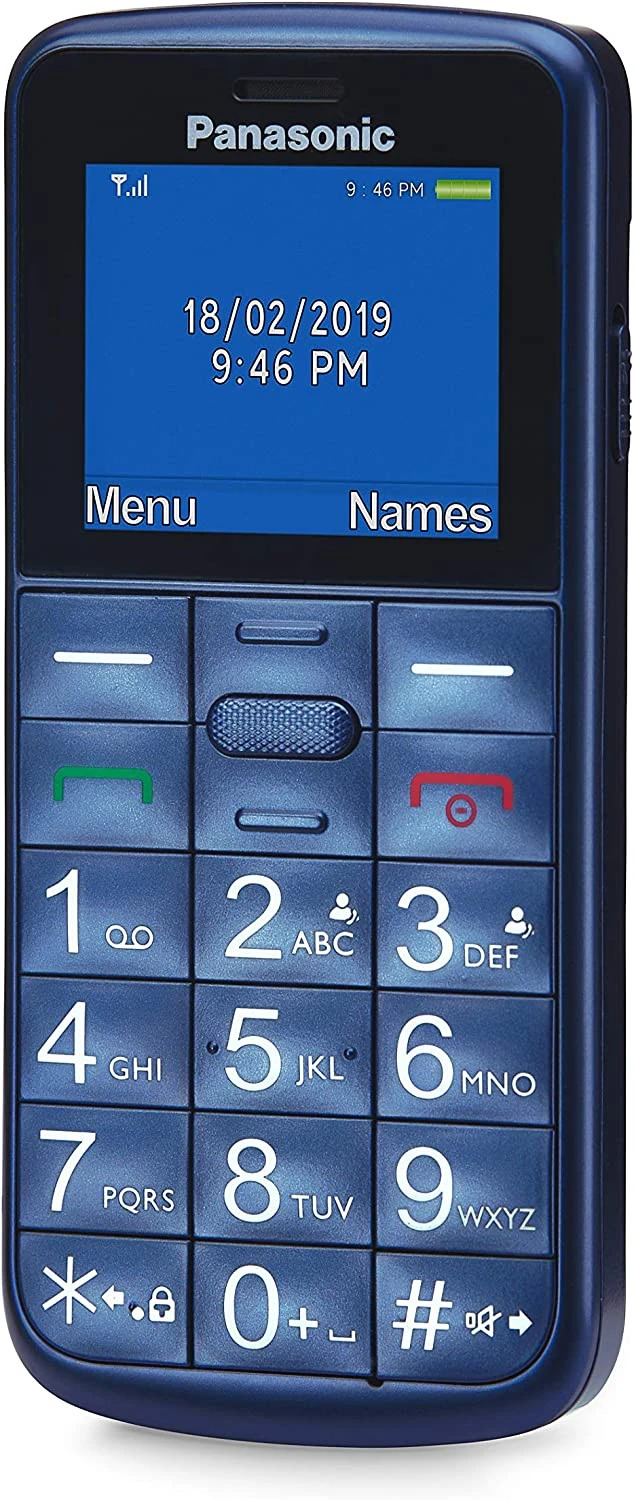 Panasonic KX-TU110 Telefono Cellulare Facilitato Doppia SIM Blu - immagine 5