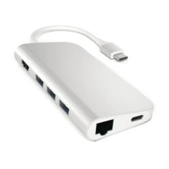 Satechi ST-TCMAS Hub Di Interfaccia USB 3.2 Gen 1 (3.1 Gen 1) Type-C 1000 Mbit/s Argento