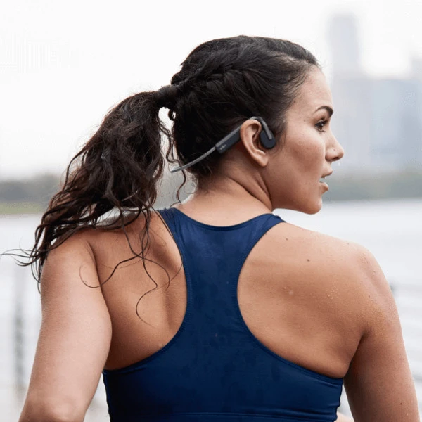 Shokz OpenMove Cuffie Wireless Passanuca Sport Bluetooth Grigio - immagine 4