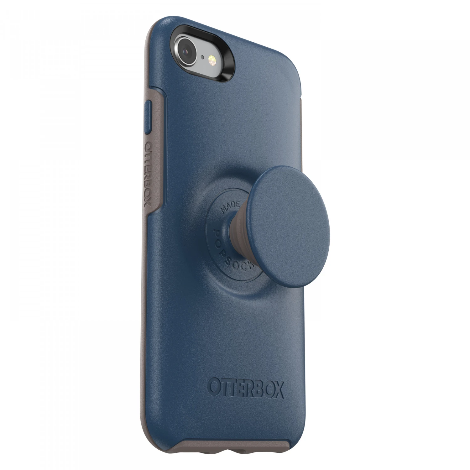OtterBox Custodia Symmetry Con Popsockets Per Apple Iphone SE 2022 2020 A2783 A2275 Iphone 8 A1863 Iphone 7 A1660 Blu - immagine 8