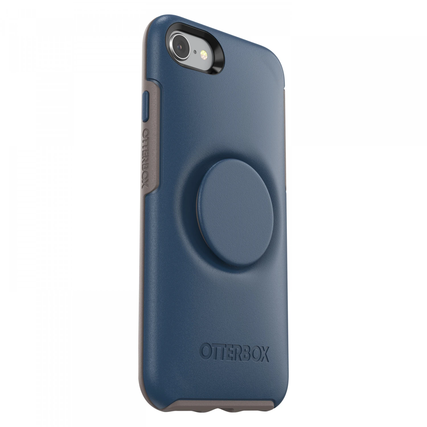 OtterBox Custodia Symmetry Con Popsockets Per Apple Iphone SE 2022 2020 A2783 A2275 Iphone 8 A1863 Iphone 7 A1660 Blu - immagine 9
