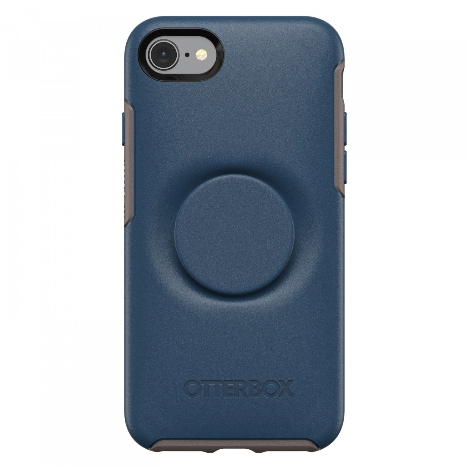 OtterBox Custodia Symmetry Con Popsockets Per Apple Iphone SE 2022 2020 A2783 A2275 Iphone 8 A1863 Iphone 7 A1660 Blu - immagine 10