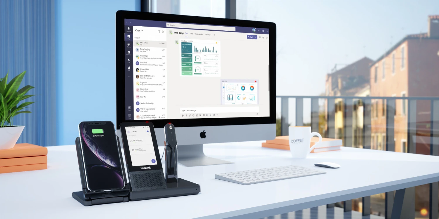 Yealink WH67 Teams Sistema Di Audioconferenza Personale Bluetooth Nero - immagine 2