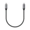 Satechi ST-U4C25M Cavo USB 0,25 M USB4 Gen 3x2 USB C Nero, Grigio