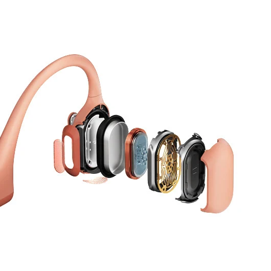 Shokz OpenRun Pro Auricolare Wireless Passanuca Musica E Chiamate Bluetooth Rosa - immagine 3