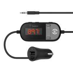 Belkin F8Z880EA Trasmettitore FM 3.5mm Nero