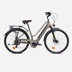Legnano E Bike Trek Terra Lady Taglia 48 Grigio Scuro