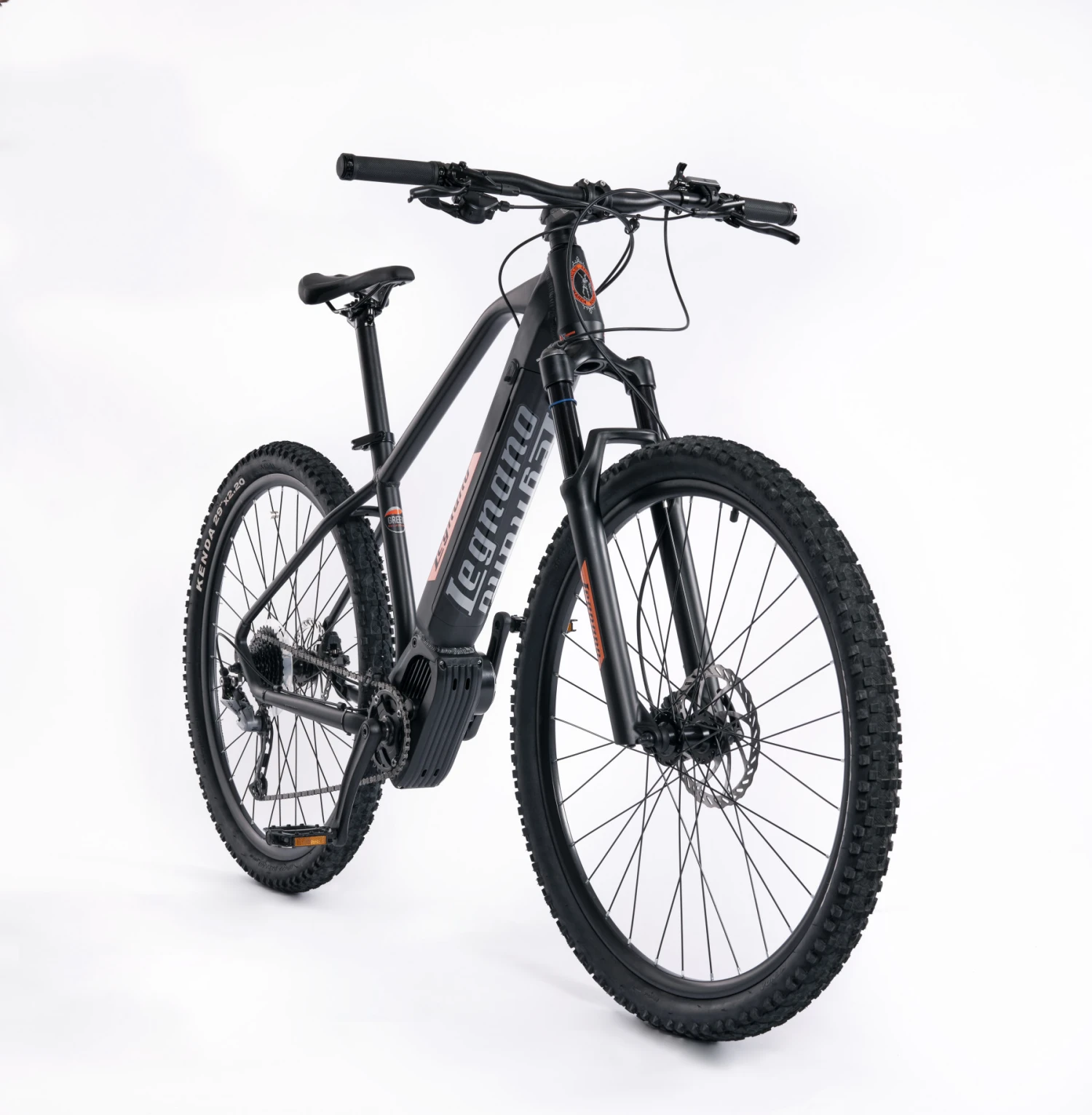 Mountain E-Bike Legnano Fuoco Mamba 45 Alluminio Ruote Da 29 Pollici Nero - immagine 3