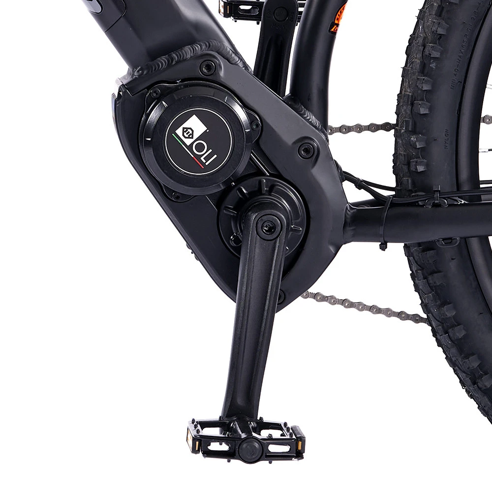 Mountain E-Bike Legnano Fuoco Mamba 50 Alluminio Ruote Da 29 Pollici Nero - immagine 12