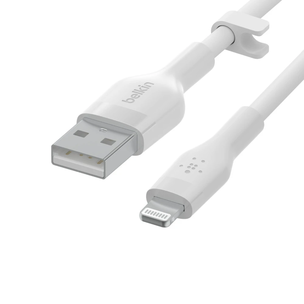 Belkin CAA008BT1MWH Cavo USB 1 M USB A USB C/Lightning Bianco - immagine 2