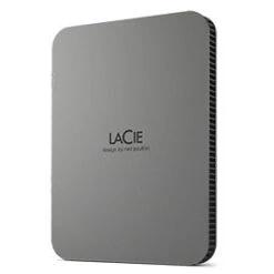 LaCie Mobile Drive Secure Disco Rigido Esterno 2000 GB Grigio
