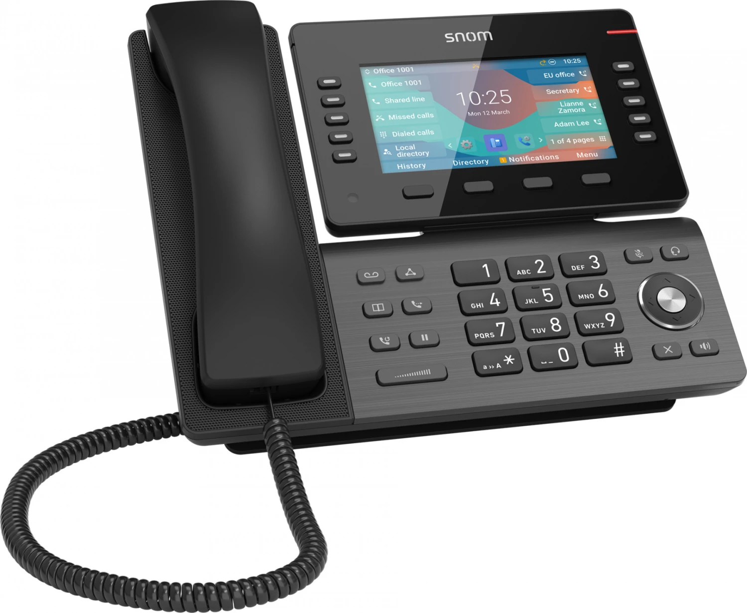 Snom D865 Telefono IP Grigio TFT Wi-Fi - immagine 2