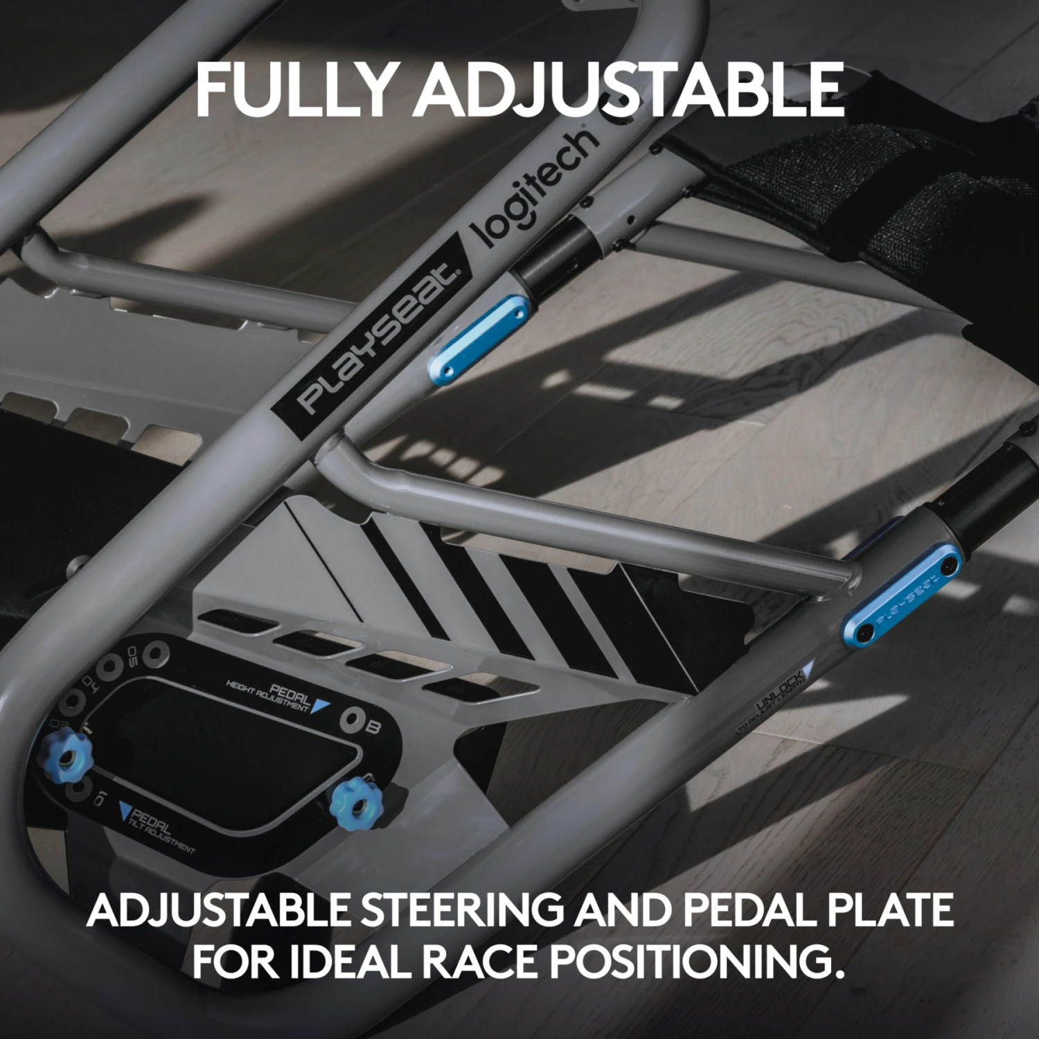 Playseat Trophy Logitech G Edition Sedia Per Gaming Universale Sedia Tappezzata Nero - immagine 3