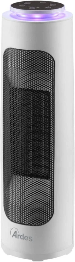 Termoventilatore Areds AR4P19 Torre Ceramica Oscillante Con Pannello Comandi Touch Bianco