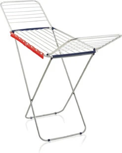 Stendibiancheria Leifheit 81158 Siena 200 Con Ali Pieghevole In Alluminio Bianco