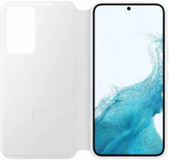 Smart Clear View Cover Samsung EF-ZS901CWEGEW Galaxy S22 5G SM-S901B Bianco