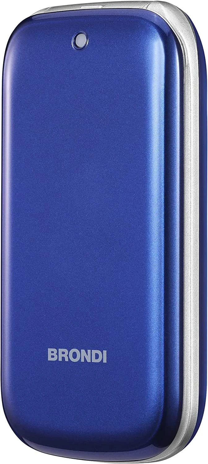 Brondi Stone+ Telefono Cellulare Basico A Conchiglia Dual Sim Blu - immagine 3