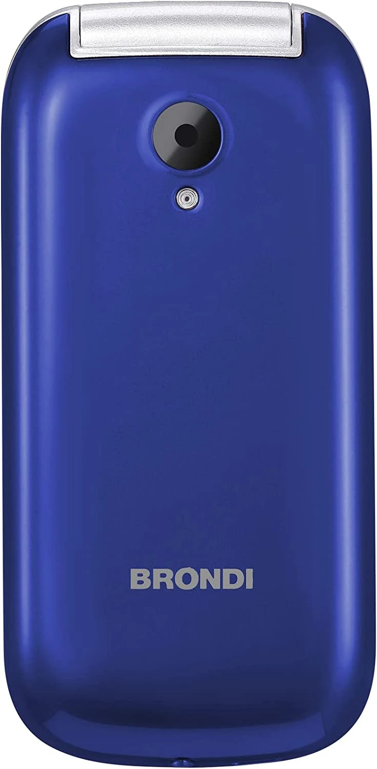 Brondi Stone+ Telefono Cellulare Basico A Conchiglia Dual Sim Blu - immagine 5