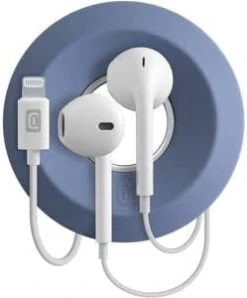 Cellularline Hoop Auricolare Lightning E Avvolgicavo Per Apple Bianco