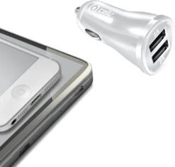 Celly CCUSB22W Caricabatterie Per Dispositivi Mobili Auto Bianco