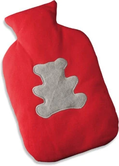 Borsa Di Acqua Calda Macom 922 Boule Riscaldabile In Forno A Microonde Grigio Rosso