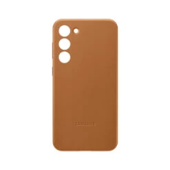 Custodia Leather Case Samsung EF-VS916LAEGWW Per Galaxy S23 Plus SM-S916 Camel