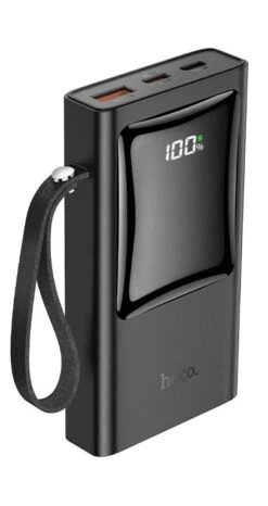 Powerbank Hoco Q4 Quick Charge 20W USB-C LED 10000 MaH 22.5 W Nero Blister